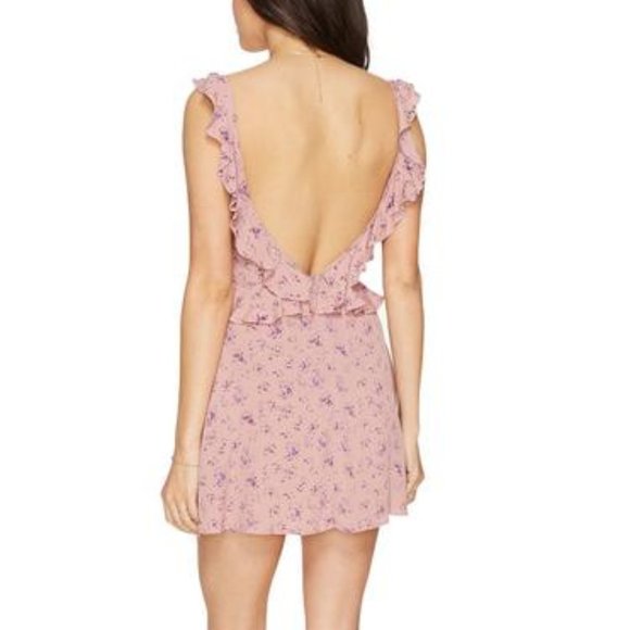 Flynn Skye Mimi Dress Mauve Cluster New Tags small - Picture 3 of 8
